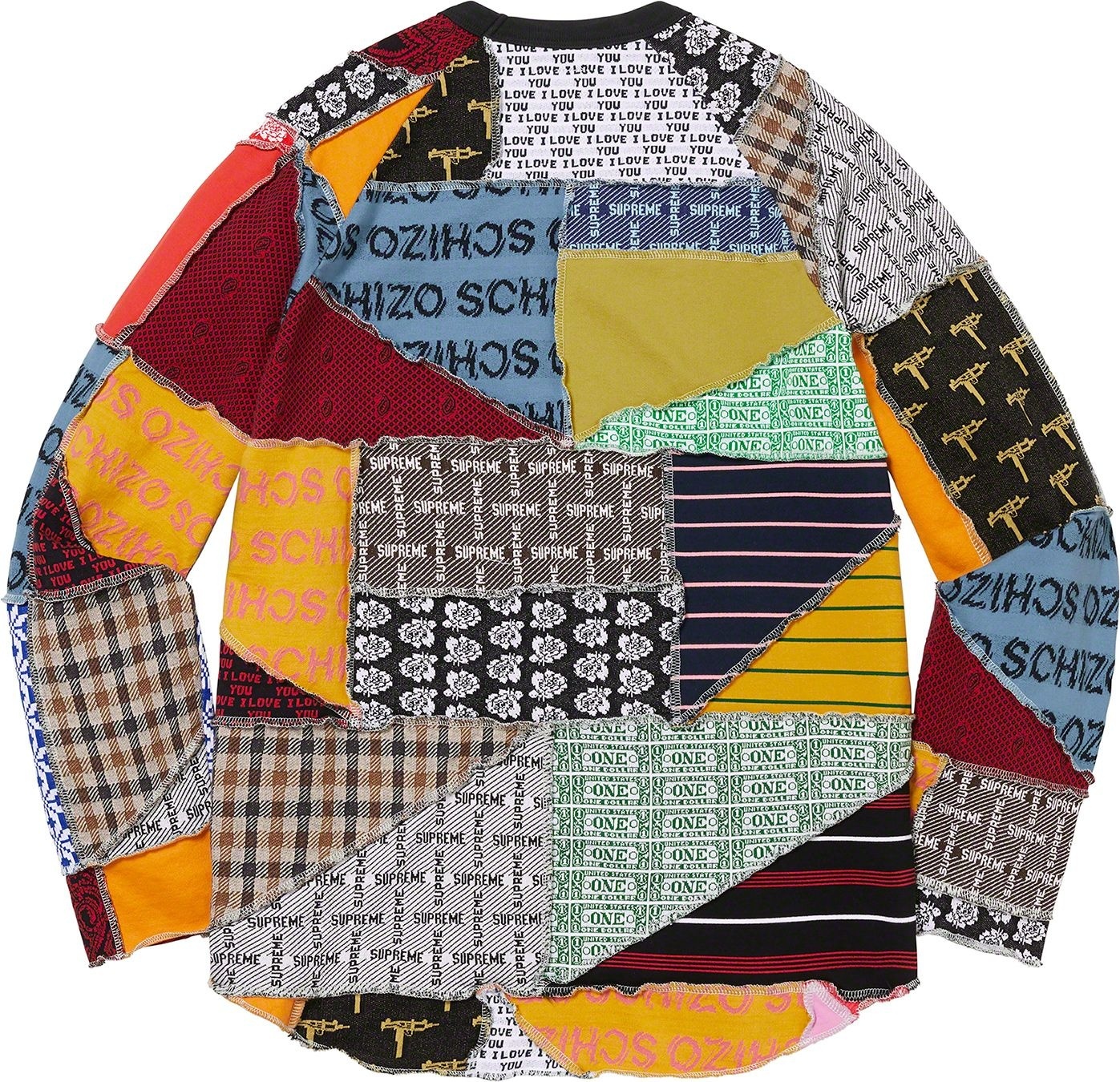 Patchwork Jacquard L/S Top view 6